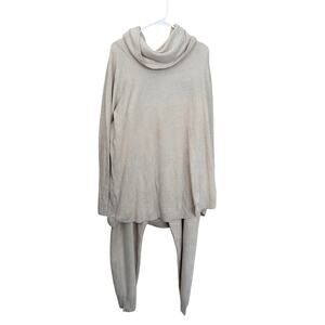Barefoot Dreams CozyChic Ultra Lite Coastal Cowl Neck Tunic and Jogger Set